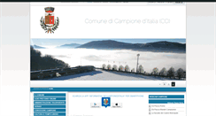 Desktop Screenshot of comune.campione-d-italia.co.it